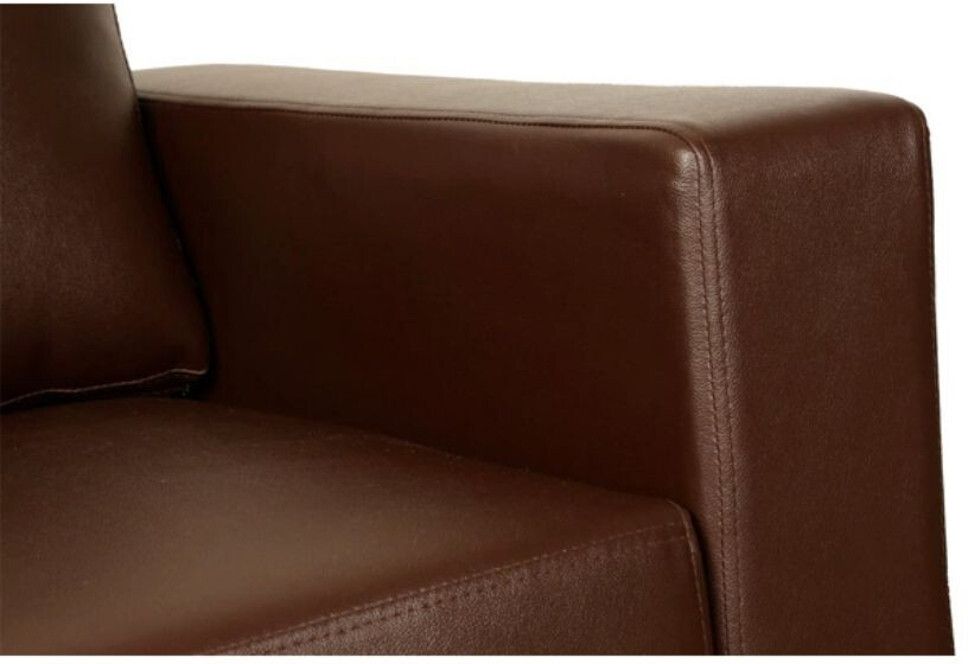 WESTIDO Savannah Leatherette 2 Seater  Sofa (Finish Color - Brown, DIY(Do-It-Yourself))