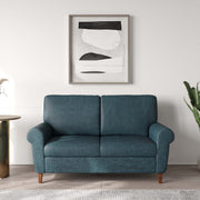 WESTIDO Alfemo Mobilya. Fabric 2 Seater  Sofa (Finish Color - BLUE, DIY(Do-It-Yourself))