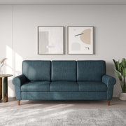 Westido Cream Brown 3 + 1 + 1 Living Room Sofa