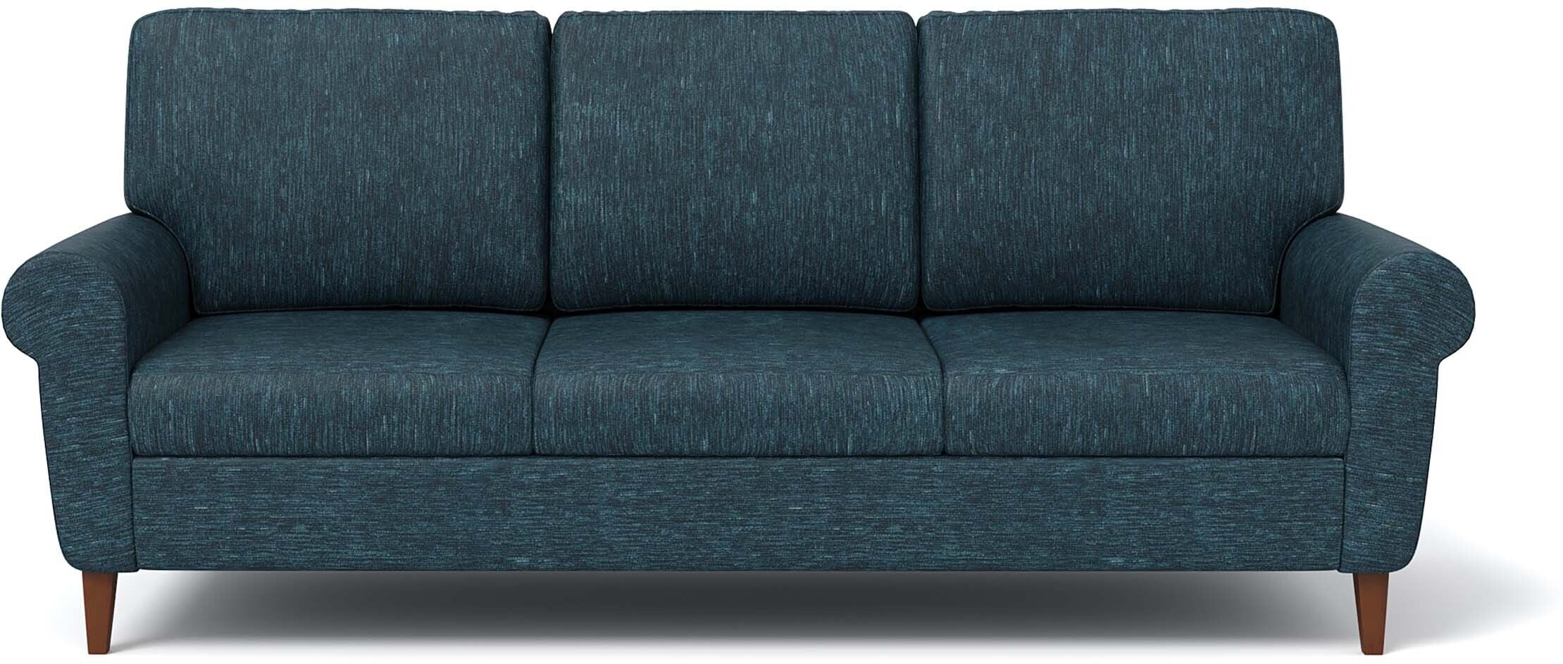 WESTIDO Fabric 3 Seater  Sofa (Finish Color - BLUE, DIY(Do-It-Yourself))