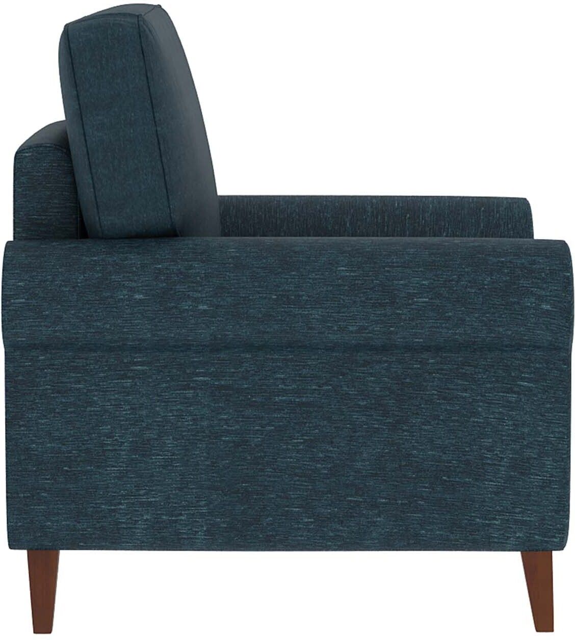 WESTIDO Alfemo Mobilya. Fabric 1 Seater  Sofa (Finish Color - BLUE, DIY(Do-It-Yourself))