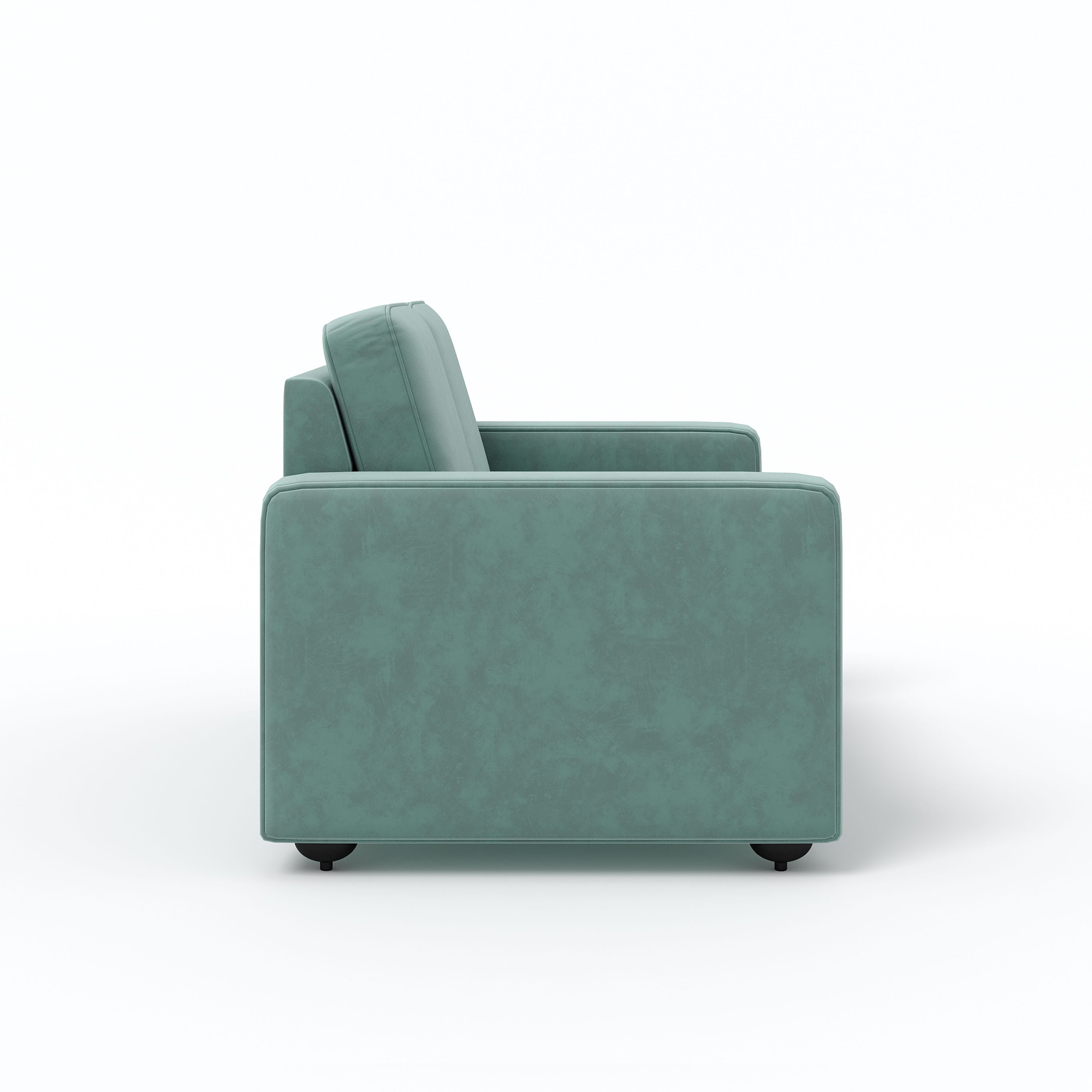 WESTIDO Emre Fabric 2 Seater  Sofa (Finish Color - GREEN, DIY(Do-It-Yourself))
