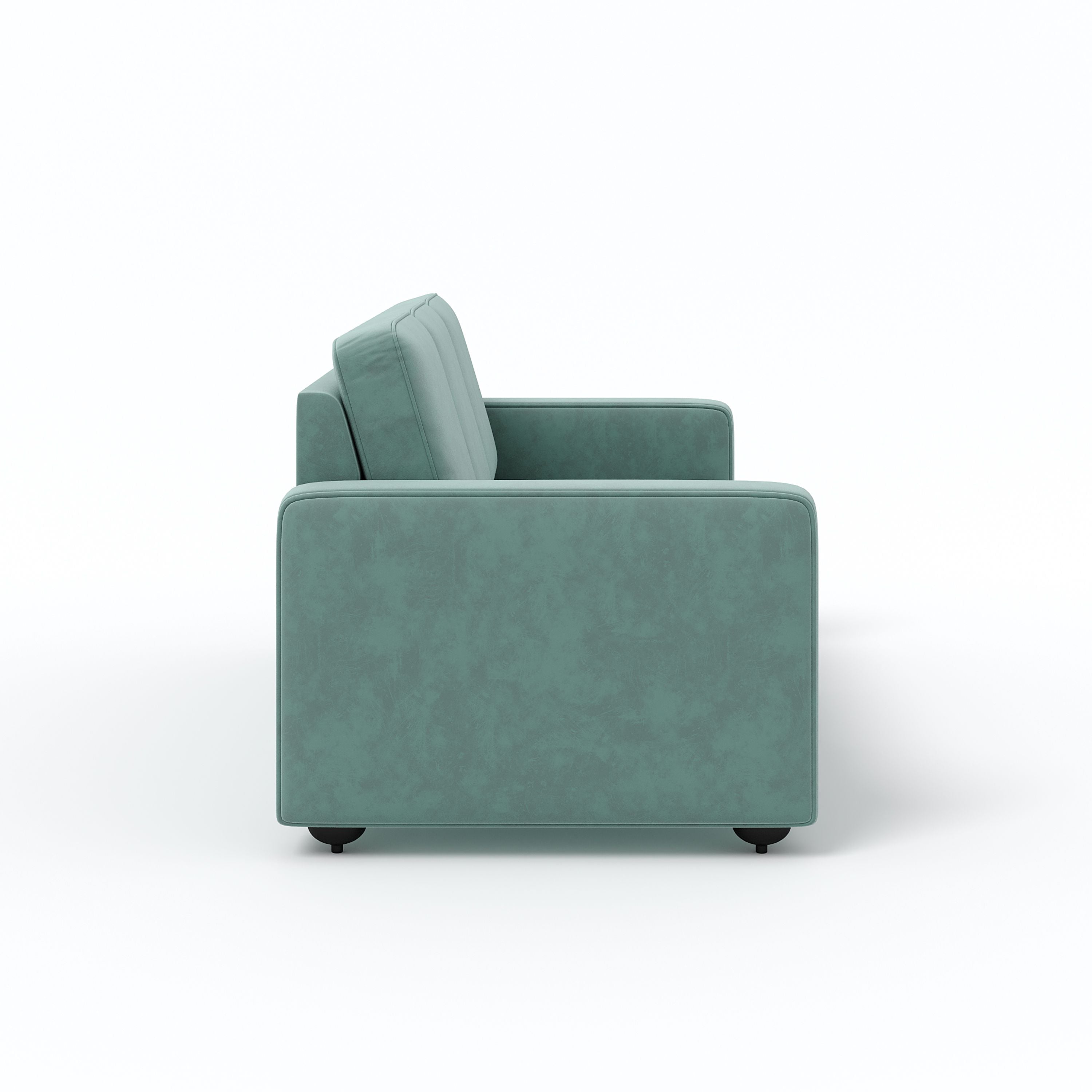 WESTIDO Emre Fabric 3 Seater  Sofa (Finish Color - GREEN, DIY(Do-It-Yourself))