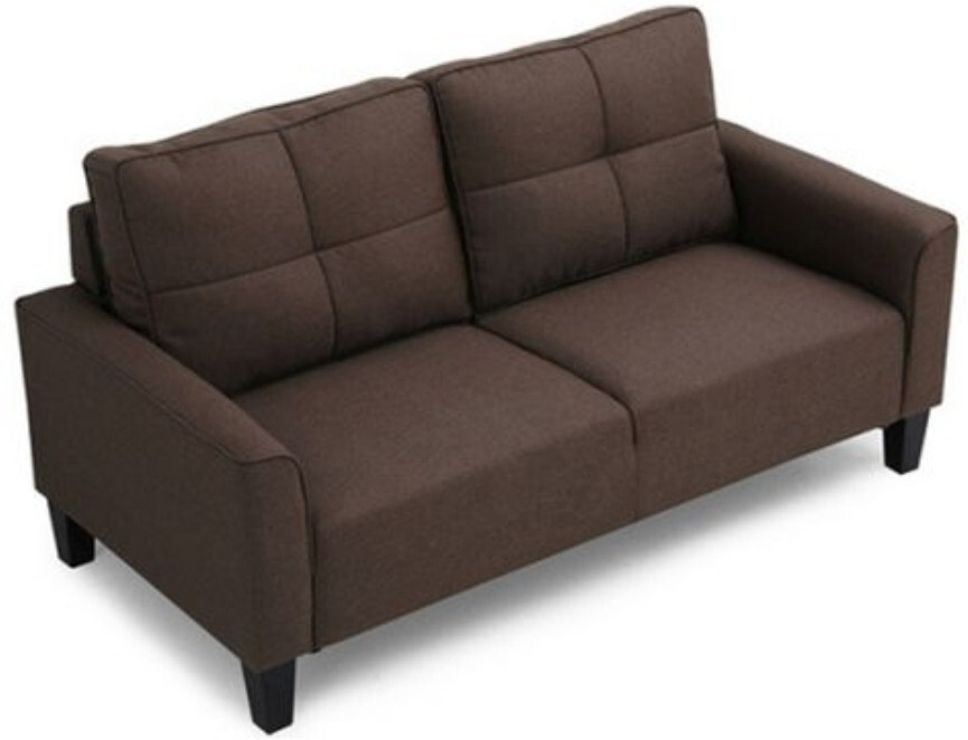 WESTIDO Sabri Fabric 2 Seater  Sofa (Finish Color - Brown, DIY(Do-It-Yourself))