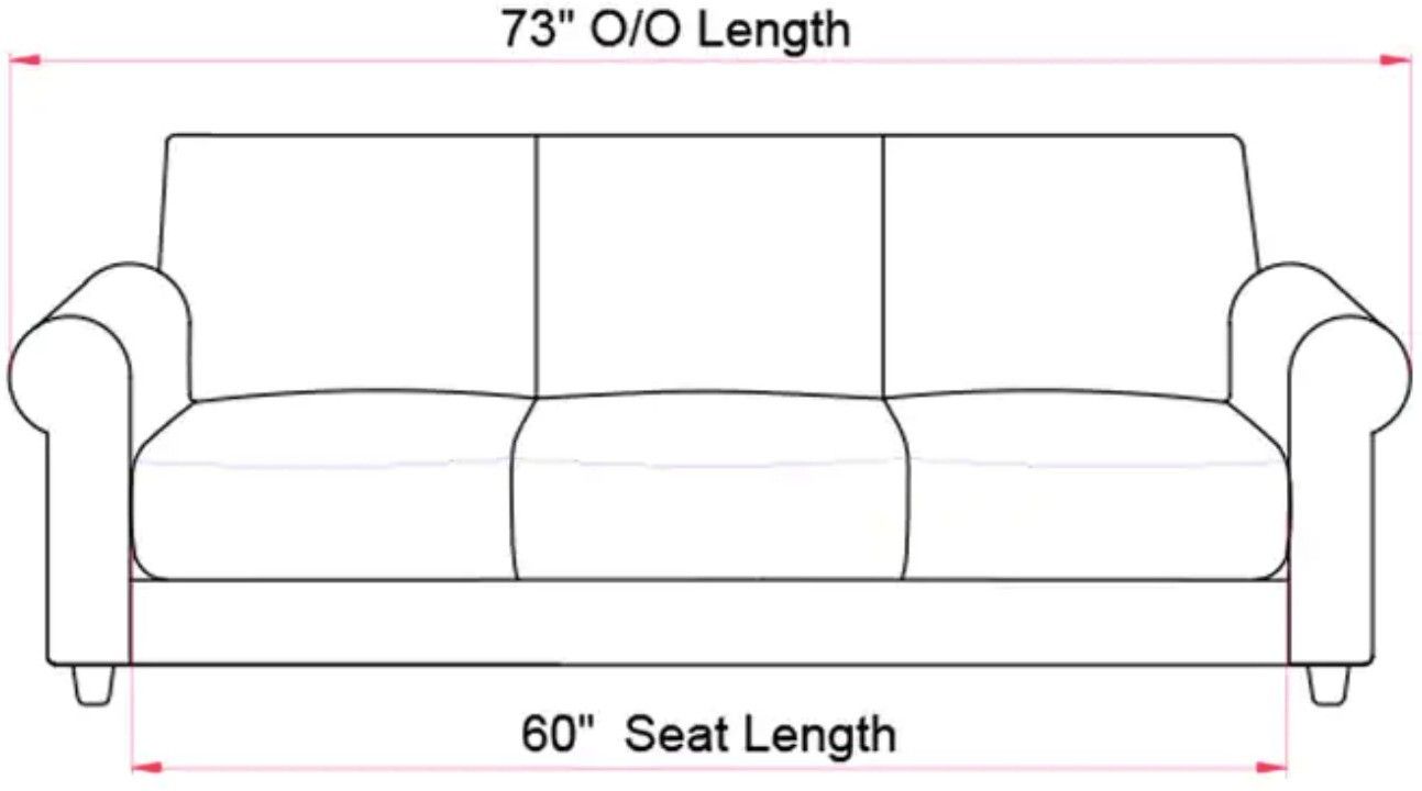 WESTIDO IKEA Fabric 2 Seater  Sofa (Finish Color - Maroon, DIY(Do-It-Yourself))