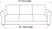 WESTIDO IKEA Fabric 2 Seater  Sofa (Finish Color - Maroon, DIY(Do-It-Yourself))