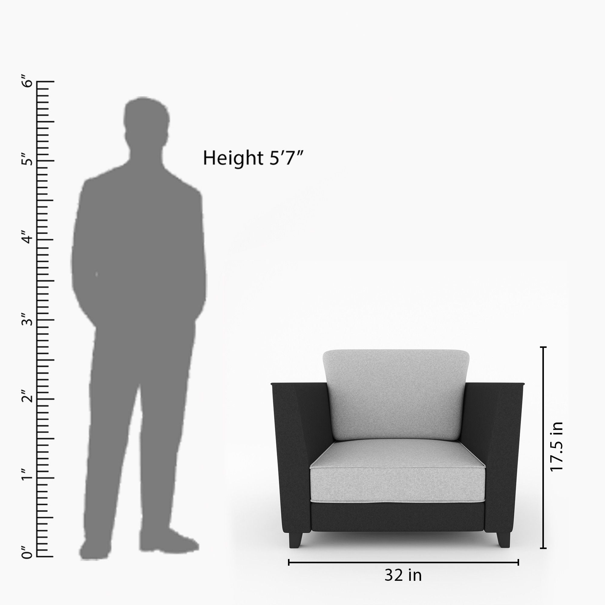 Cream Brown 3 + 1 + 1 Sofa by Westido